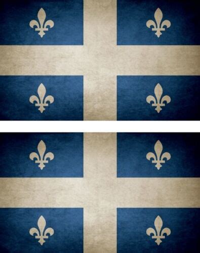 X Sticker Aufkleber Flaggen Flagge Fahne Vintage Quebec Ebay