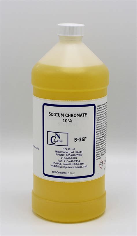 Sodium Chromate, 10% – LTR – S-36F – NC Labs Products