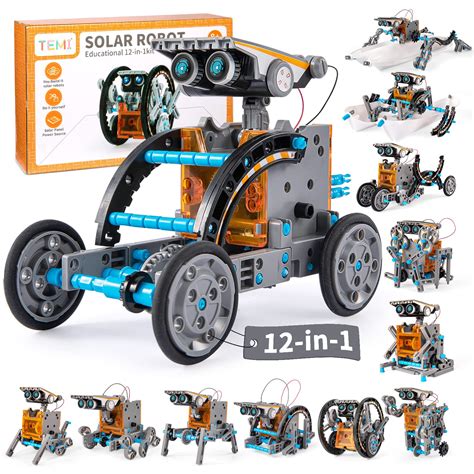 Buy Temi Stem Solar Robot Kit For Kids 12 In 1 Educational Stem