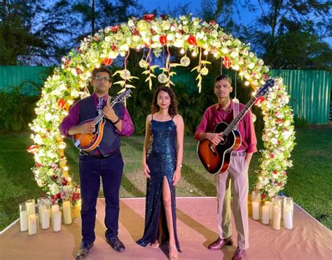 Trio Band For All Occasions In Goa Lemongrass Trio Weddings De Goa