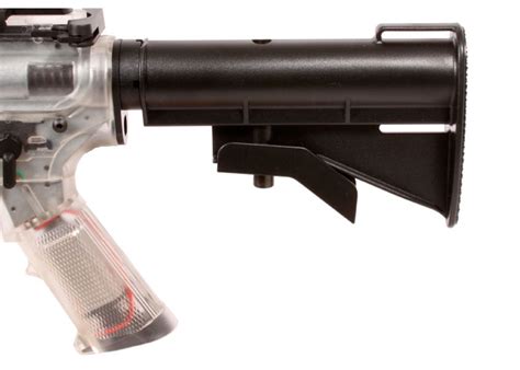 Game Face GFM4 AEG Airsoft Rifle, Clear/Black | Pyramyd Air