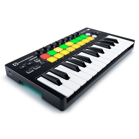 Novation LaunchKey Mini MK2 MIDI Controller Keyboard At Gear4music