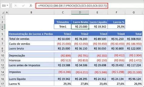 Função PROCX no Excel Uma Ferramenta Poderosa para Buscas Eficie