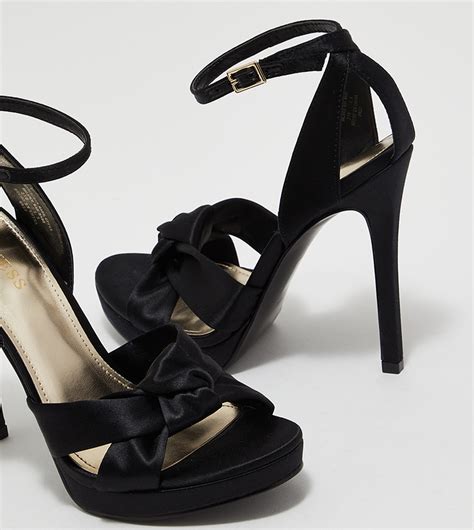 Buy Guess TISA Ankle Strap Stiletto Heel Sandals In Black | 6thStreet UAE