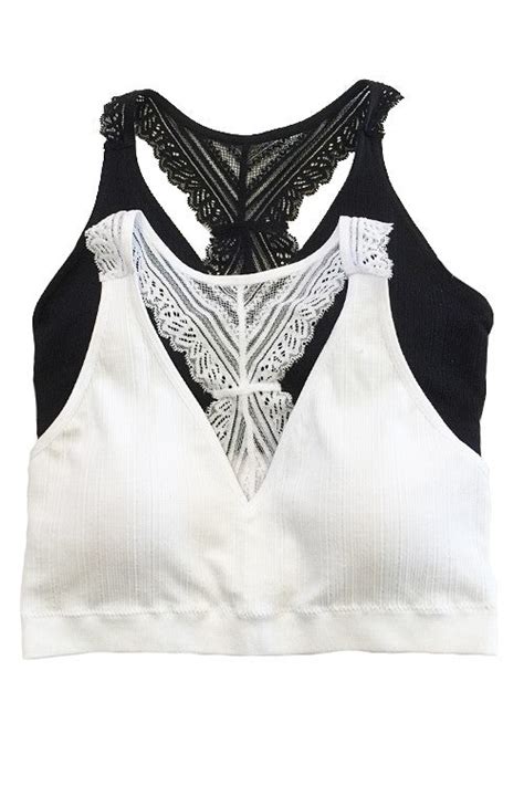 Lace Racerback Bralette Details Boutique