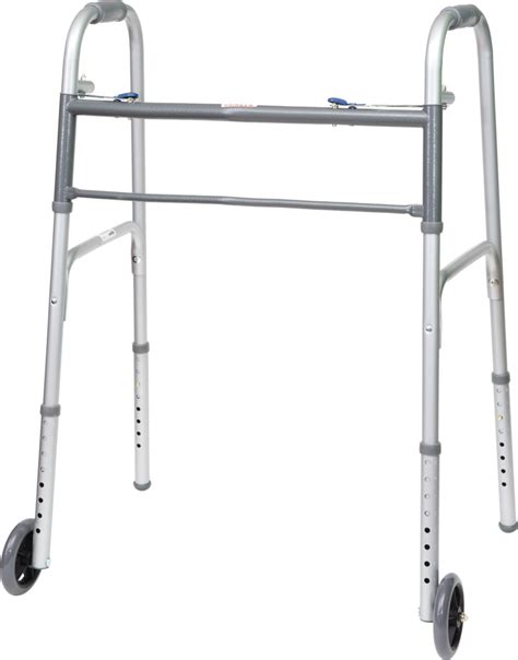 Probasics Bariatric 2 Button Walker With Wheels Compass Health Brands Professional