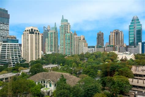 Modern Architecture Contemporary Of Thailand Beautiful Cityscape Of Modern Building In Bangkok