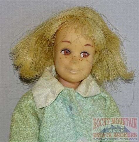 Vintage Japan Mattel Skooter Doll W Blonde Hair Freckles