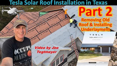 Tesla Solar Roof And Powerwall Installation Part 2 Removing Old Roof