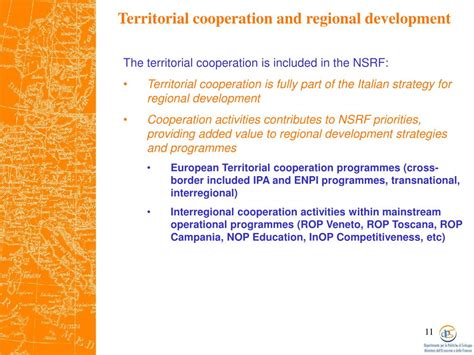 Ppt Territorial Cooperation In Italy Implementing The New