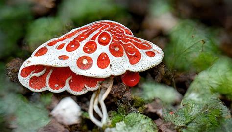 Premium Photo Fly Agaric Red And White Poisonous Mushroom Or