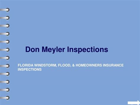 Ppt Florida Windstorm Inspection Powerpoint Presentation Free Download Id7753932