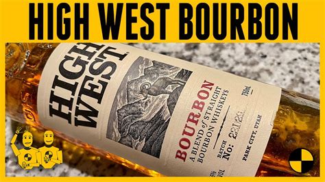 High West Bourbon Blend Of Straight Bourbon Whiskey YouTube