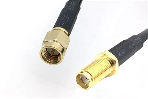 M Long Sma Female To Sma Male Connector Rg Coaxial Cable Assembly