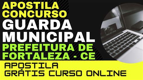 Apostila Concurso Guarda Municipal Prefeitura De Fortaleza Ce