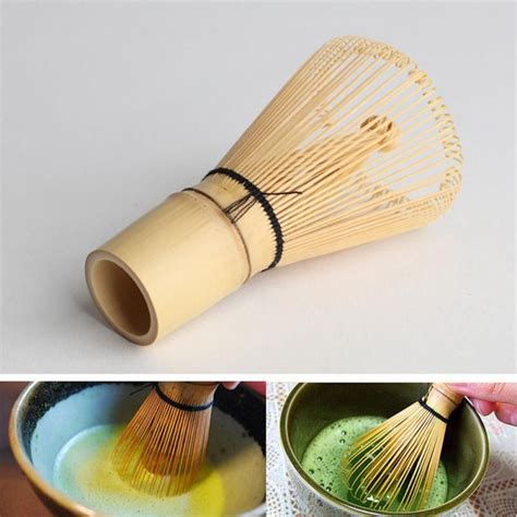 1pc Bamboo Japanese Style Powder Whisk Green Tea Preparing Matcha Brush