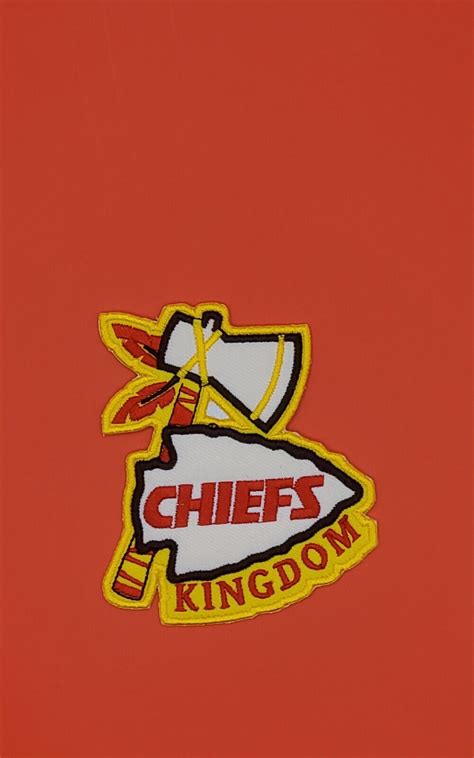 Kansas City Chiefs Kingdom Super Bowl Champions Iron On Embroidered