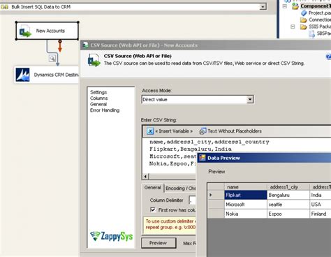 Load Data Into Dynamics Crm Using Ssis Insert Upsert Delete Update