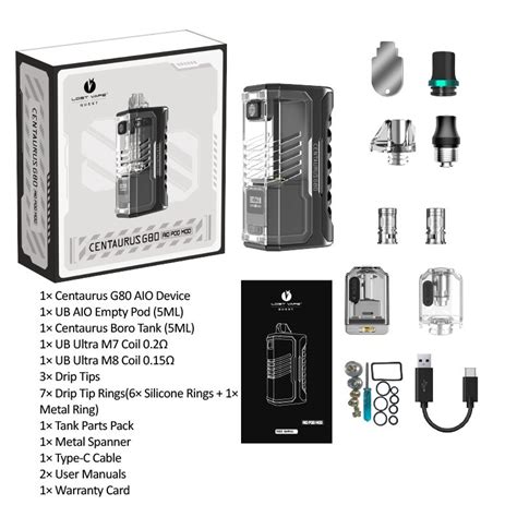 Lost Vape Centaurus G Aio Kit W Review Vapesourcing