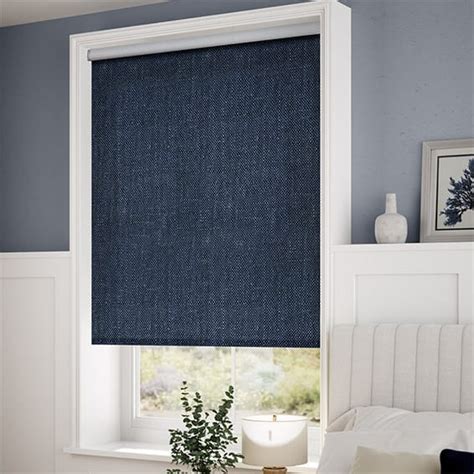 Choices Paleo Linen Vintage Indigo Roller Blind Blinds Online™