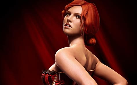 Hd Wallpaper Witcher 2 Assassins Kings Triss Merigold Background