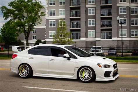 White Subaru WRX STI BenLevy