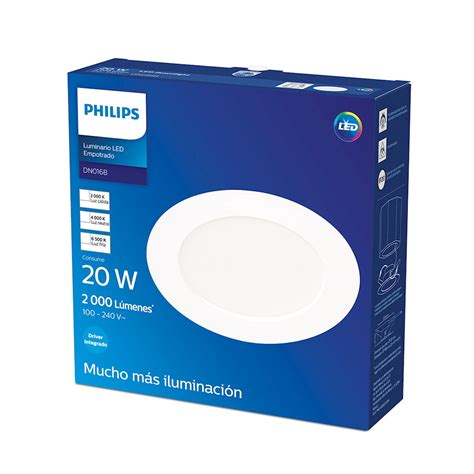 Foco Led Philips Empotrado Dn B Luz Fr A High Lumen The Home Depot