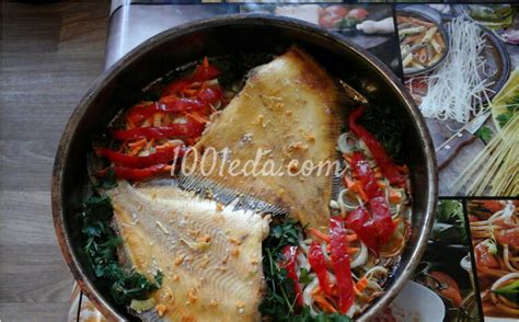 Как приготовить камбалу с овощами - Горячие блюда от 1001 ЕДА