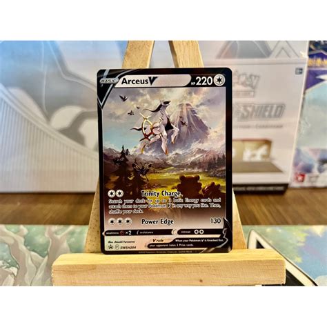 Pokemon Tcg Arceus V Promo Card Swsh Shopee Malaysia