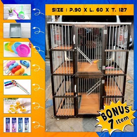 Jual Kandang Kucing Aluminium Lantai Murah Besar Kuat Jumbo Anti