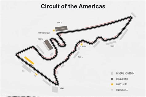 Formula 1 Pirelli United States Grand Prix 2024 Ticket Klook United