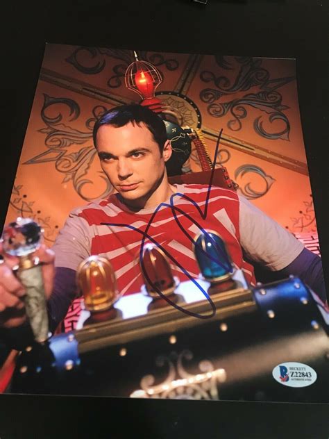 Jim Parsons Signed Autograph 8x10 Photo Big Bang Theory Cuoco Beckett