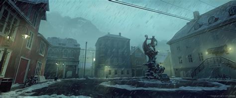 Silent Hill Ascension Hd Wallpaper Eerie Town Nightscape