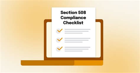 Section 508 Compliance Checklist for Websites and PDFs