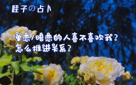 大众占卜｜暗恋专场｜暗恋单恋的他喜欢我吗？怎么推进关系？哔哩哔哩bilibili