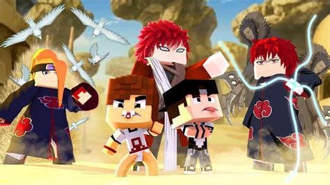 Chegamos Na Aldeia Da Areia Naruto Minecraft Youtube