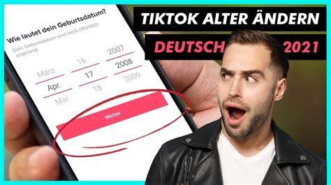 Tiktok Alter Ndern Anleitung Auf Deutsch In F R Iphone Und