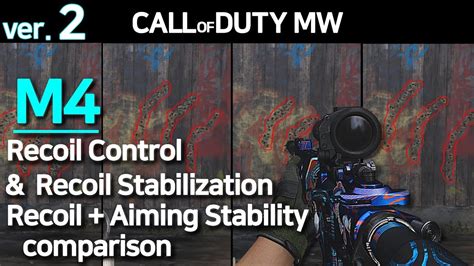 COD Modern Warfare M4 Recoil Control Recoil Stabilization Recoil