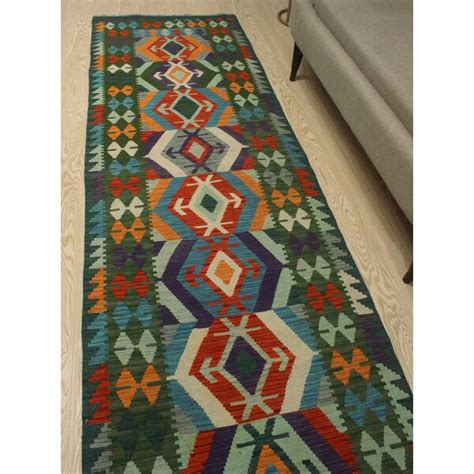 Foundry Select Hults Flatweave Wool Southwestern Rug Wayfair