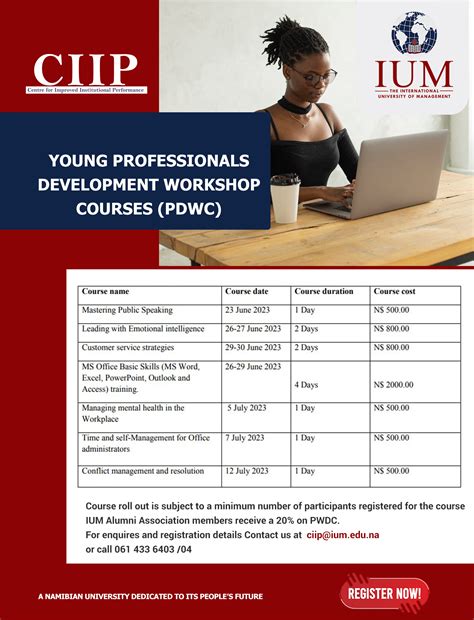 Young Professionals Development Workshop Courses - The International