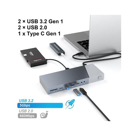 NÖrdic Displaylink Usb A And Usb C Dockingstation 1 Til 15 Til