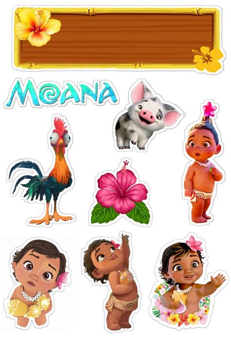 Moana Topper Para Imprimir