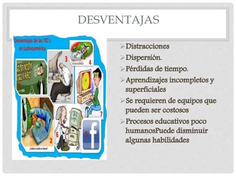 Aprendizaje De Las Tic En La EducaciÓn Desventajas Del Uso De Las Tic