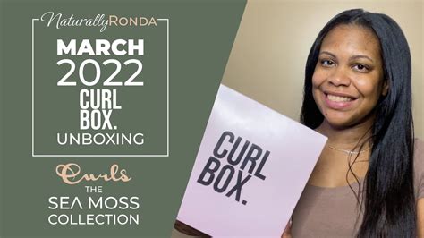 CurlBOX Unboxing Curls Sea Moss Collection YouTube