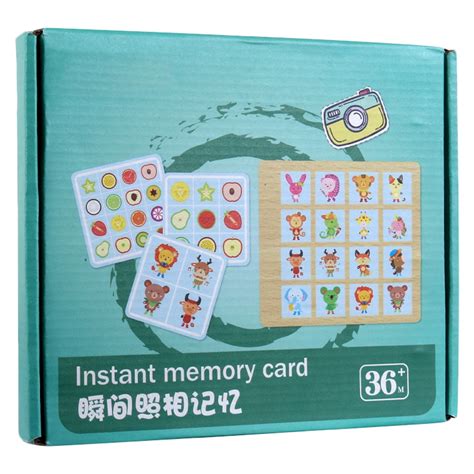 Memory Game Cards Matching Flash Cards Educational Toys For Kids