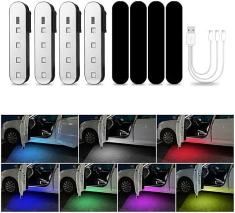 Amazon Pifoog Pcs Car Door Projector Lights Custom Led Rgb Usb