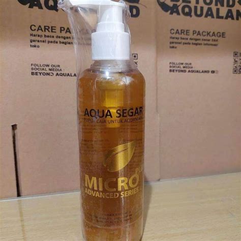 Aqua Segar MICRO PLUS Pupuk Cair Tanaman Air Aquascape Akuarium Produk