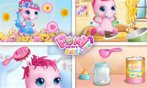 Pony Sisters Baby Horse Care - Babysitter Daycare:Amazon.co.uk:Appstore ...