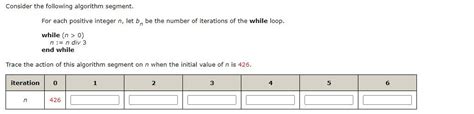 Solved Consider The Following Algorithm Segment For Each Chegg