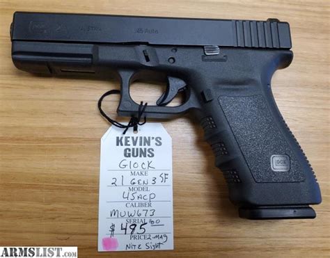 Armslist For Sale Glock 21 Gen3 Sf 45acp